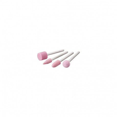 Trzpienie szlif.kpl.-kula,cylinder,stożek,owal-trzonekfi=3mm