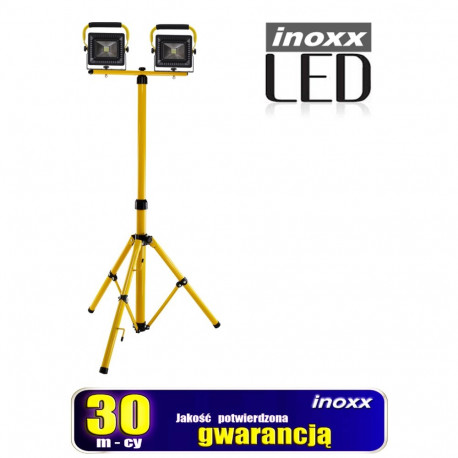 Kaasaskantav LED prožektor 50W x2 + teleskoopstatiiv 160cm