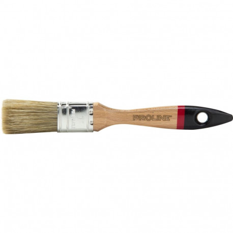 Pędzel angielski prof.,1" rączka drew.,lakier.,akryl,proline