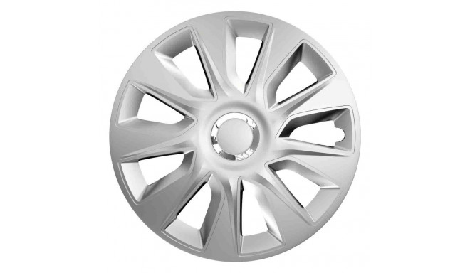 Auto ilukilp hõbedane stratos rc 16"