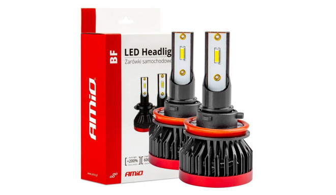 Autode LED-pirnid BF seeria H8 H9 H11 H16 6000K Canbus AMiO-02245