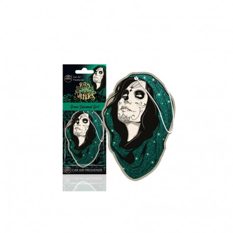 Muertos õhuvärskendaja diamond girl, roheline