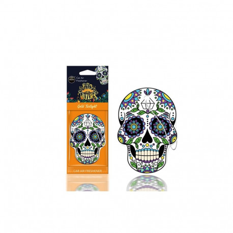 Muertos õhuvärskendaja tätoveeringuga, kuldne