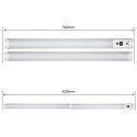 Podszafkowa lampa LED Maclean, liniowa, zestaw 2 moduły z pilotem i zasilaczem, max 4 moduły na jedn