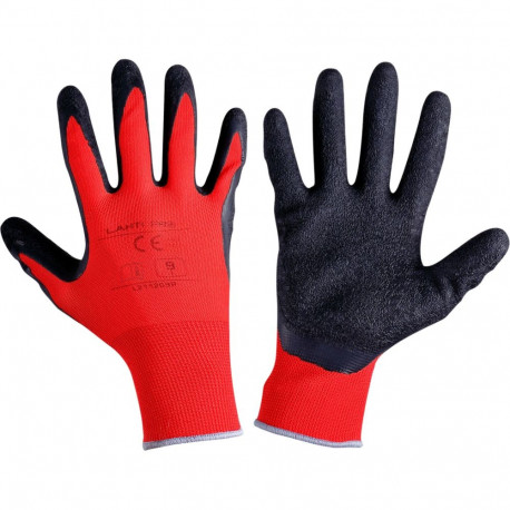 Lateksist must-punased kindad l211210p, kaart, "10", ce, lahti