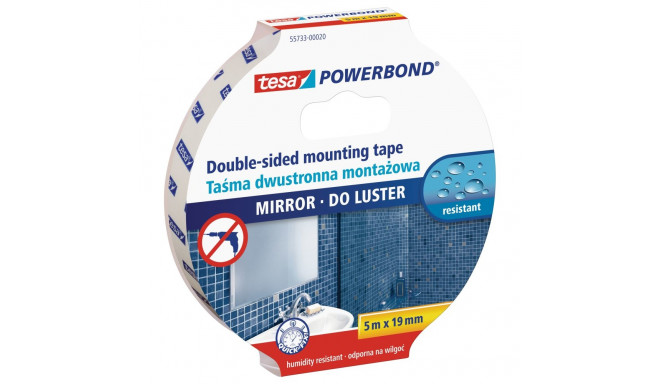 Taśma montażowa powerbond do luster 5.0m:19mm