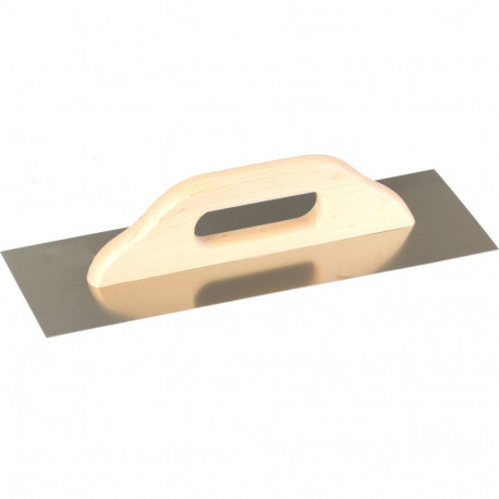 Paca roostevaba 380*130mm, sile, puidust käepide