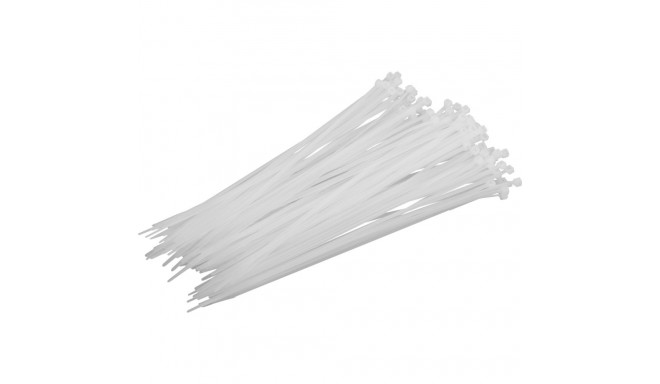 Nailonist valged kaablisidemed 4.8x300mm 100 tk, proline