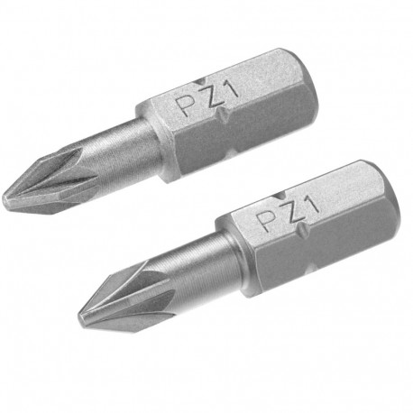 pozidriv PZ1/25 kruvikeeraja otsikud (2 tk)