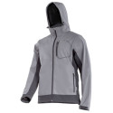 Kurtka softshell z kapt., szara, rozm. 2xl, ce, lahti