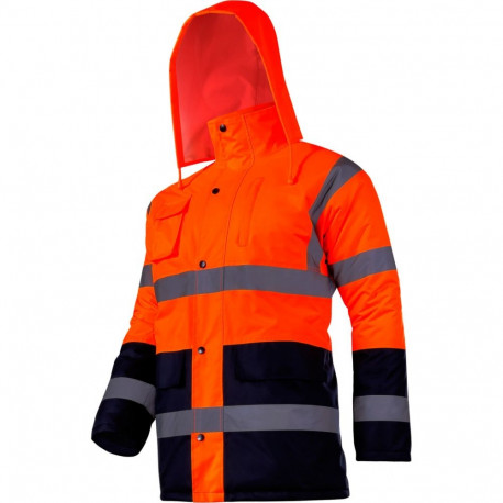 Kurtka ostrzegawcza ociep., pomarańczowa, "2xl", ce, lahti
