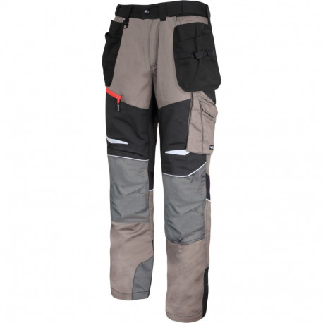 khaki-mustad stretch-sisuga püksid, "s", ce, lahti