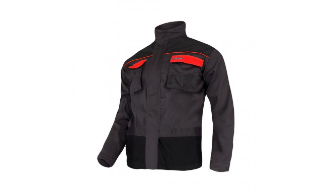 Bluza grafiit-oranž, 190g/m2, "l (52)", ce, lahti