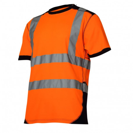 Koszulka t-shirt ostrzegawcza, pom.-czarna, "2xl", ce, lahti
