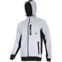Bluza z kapturem i suwakiem szaro-czarna, "3xl", ce, lahti