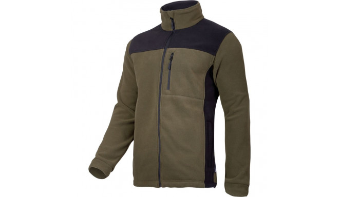 Khaki-must fliispluus, "XL", CE