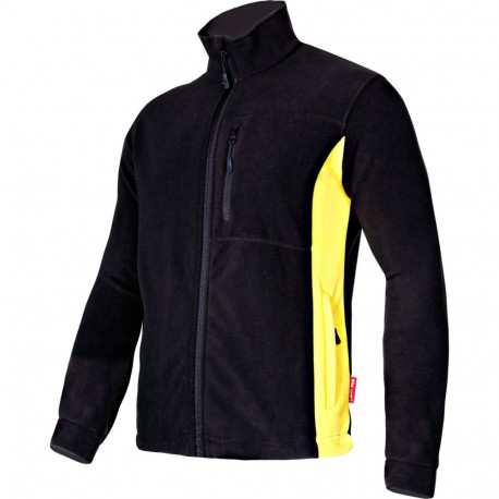 Must-kollane fliispluus, "s"