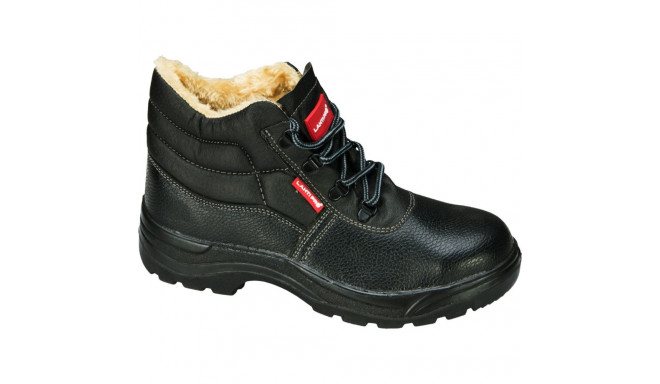 Trzewiki ocieplane skórzane czarne, s3 fo sr, "42",ce, lahti