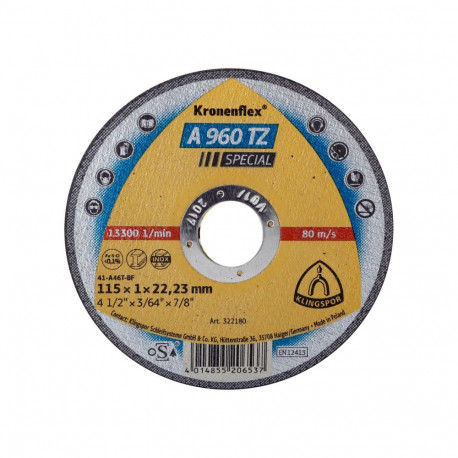 lõikeketas inox,st a960tz 125*1,0*22.2 tk.1(pak) (25 tk.)