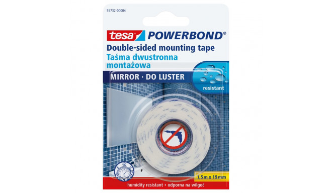 Taśma montaż.powerbond sz.19mm dł.1,5m do luster(h6695206)