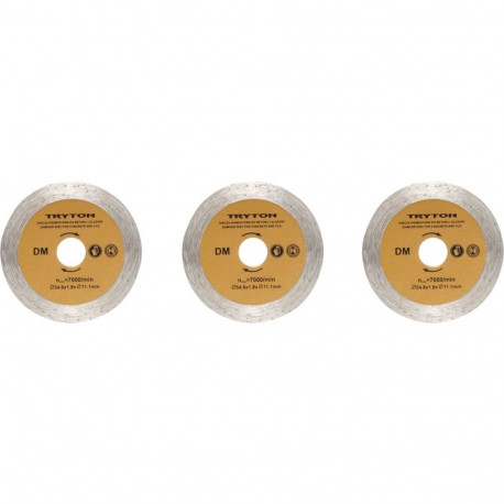 Zestaw tarczy diamentowych 54.8x11.1mm lõikuri tpw500k jaoks – 3 tk