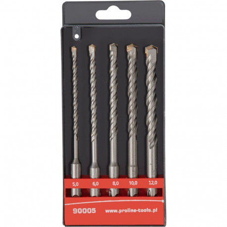 Proline SDS Plus betooni puuride komplekt 5 tk (5,6,8,10,12×160)