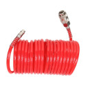 Wąż spiralny pu 5m, 8x12mm, 10bar, szybko-złączki proline