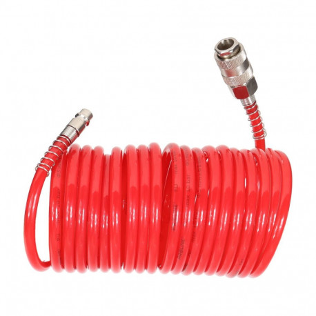Spiraalvoolik PU 5m, 5x8mm, 10bar, kiirliitmikud proline