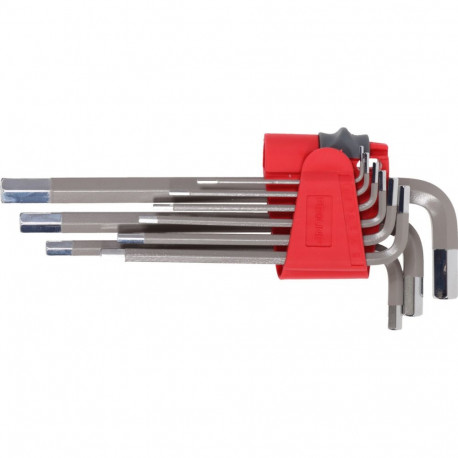 Klucze imbusowe długie kpl.9 szt. 1.5-10mm, s2, proline