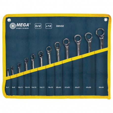 Otsakmutrivõtmete komplekt 12 tk (6*7-30*32mm), cv