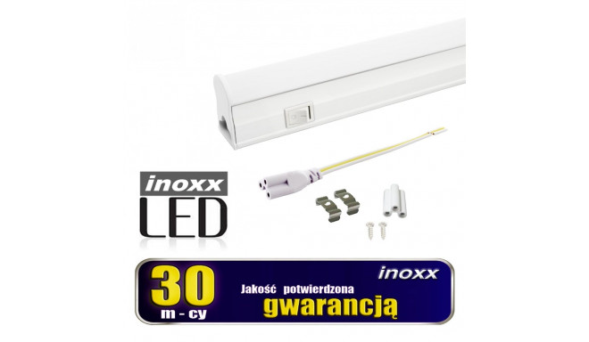 Świetlówka led liniowa t5 120cm 18w on/off zimna 6000k lampa natynkowa zintegrowana z oprawą