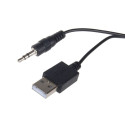 Głośniki komputerowe bluetooth 4.2, 3.5mm mini jack, USB 5v Audiocore AC845 czarne moc 10W - sterowa