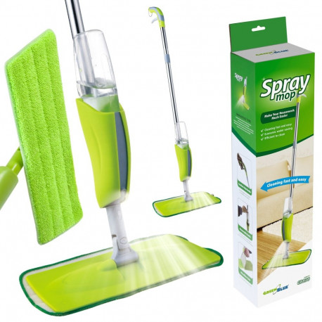 Mop ze spryskiwaczem GreenBlue, sisaldab 2 tugevdatud mikrokiudpatja, GB830
