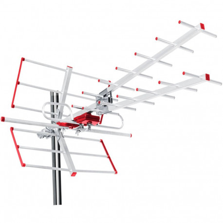 Maclean tv-antenn MCTV-855 DVB-T/T2 HEVC passiivne väline kombineeritud LTE-filter UHF/VHF max 100dB