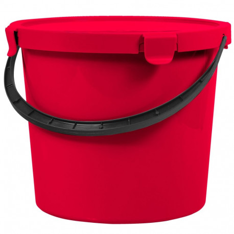 Plast Team Berry 10L punane ämber kaanega