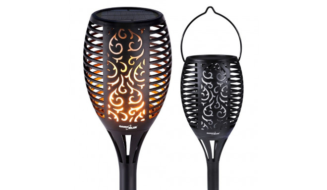 Pochodnia solarna GreenBlue, LED aialamp, realistlik elava tule efekt, IP65, GB156