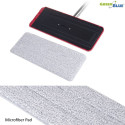 Wkład do mopa płaskiego GreenBlue, szary, wzmocnione włókna, pasuje do MaxiClean GB850 GB870 microfi