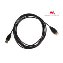 Kabel USB 2.0 Maclean, gniazdo-wtyk, 3m, MCTV-744