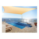 Żagiel ogrodowy zacieniacz UV GreenBlue, poliester, 5m kwadrat, kremowy, hydrofobowa powierzchnia, G
