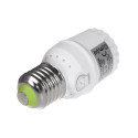 Oprawa żarówki z czujnikiem dźwięku Maclean, E27 z czujnikiem dzwięku, max 100W, Zakres 30dB - 90dB, Oprawa żarówki z czujnikiem dźwięku Maclean, E27 z czujnikiem dzwięku, max 100W, Zakres 30dB - 90dB,