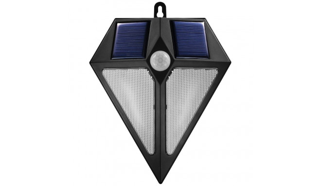 Lampa LED Maclean, Solarna, Ścienna, Z czujnikiem ruchu, 6 LED, 2x solar, MCE168