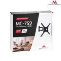 Uchwyt do telewizora lub monitora Maclean, uniwersalny, max vesa 400x400, 13-55", 30kg, czarny, MC-7