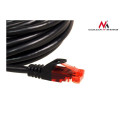 Przewód kabel patchcord UTP Maclean, wtyk-wtyk, Cat6, 20m, czarny, MCTV-741