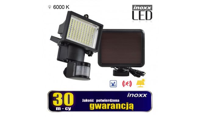 Lampa solarna naświetlacz led 100 diod smd z czujnikiem ruchu i zmierzchu