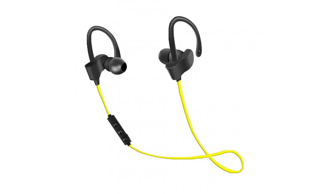 EH188Y Esperanza słuchawki douszne bluetooth sportowe czarno-żółte