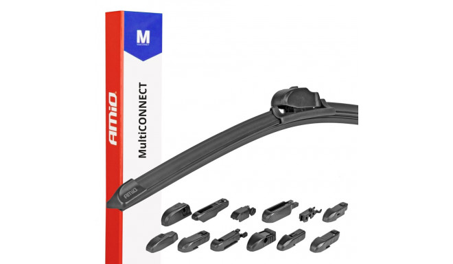 Amio multiconnect klaasipuhasti hari 17" 425mm 12 adapterit amio-01192