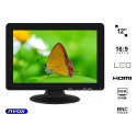 Monitor samochodowy lub wolnostojący LCD 12cali cali LED VGA HDMI 12V 230V... (NVOX PC1211 VGAH)