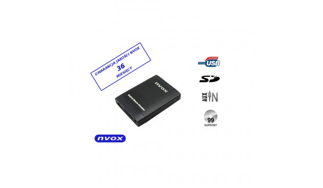 Digitaalne vahetaja MP3 USB SD emulaator TOYOTA CITROEN PEUGEOT... (NVOX NV1086M TOY AYGO C1 PEU10