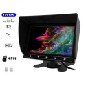 Monitor samochodowy lub wolnostojący LCD 7cali cali HD AV z obsługa do 2 kamer 4PIN 12V... (NVOX