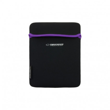 ET172V neopreenist ümbris 9.7" must-lilla Esperanza tahvelarvutile